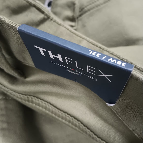 Tommy Hilfiger Men's "Th Flex" Green Jean Pants Size 38 Brand New With Tags - Picture 10 of 15